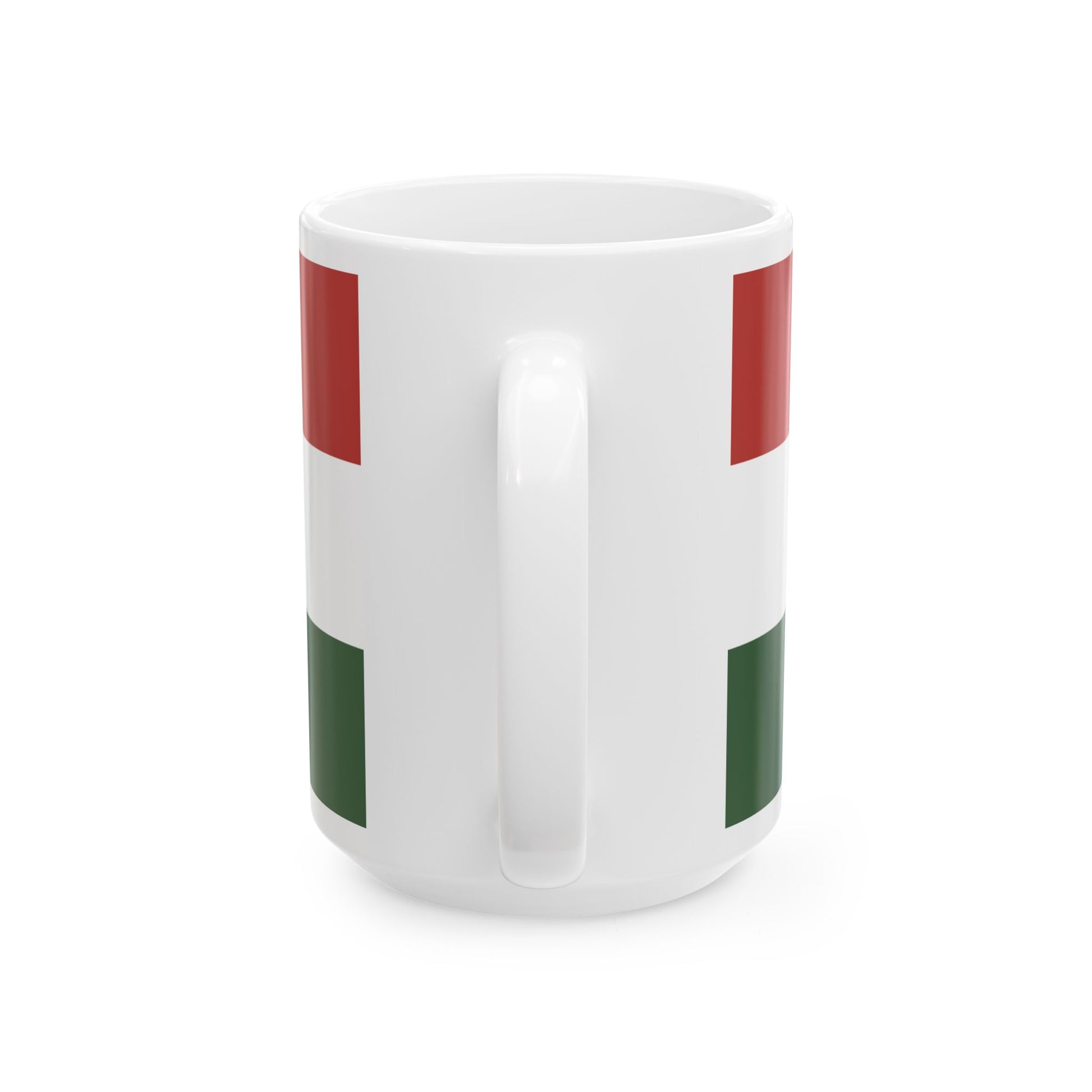 State Flag of Hungary 1995 proposal 1-2 aspect ratio (Hungary) White Coffee Mug-Go Mug Yourself
