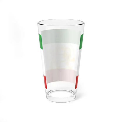 State Flag of Iran 1924 (Iran) Pint Glass 16oz - Go Mug Yourself