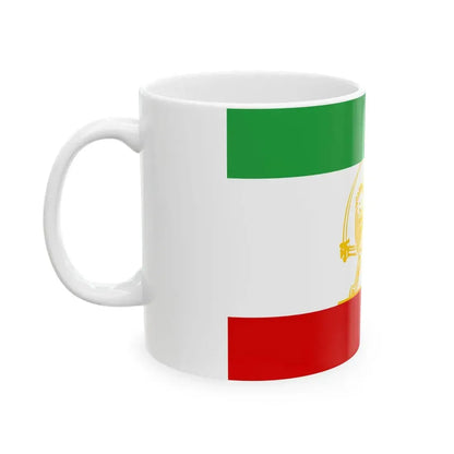 State Flag of Iran 1924 (Iran) White Coffee Mug - Go Mug Yourself