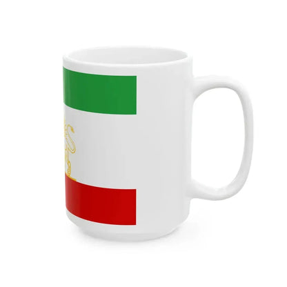 State Flag of Iran 1924 (Iran) White Coffee Mug - Go Mug Yourself