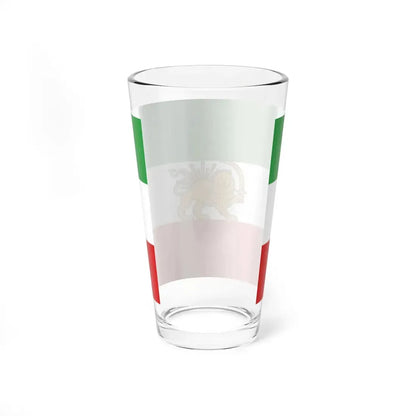 State flag of Iran 1933-1964 3-2 (Iran) Pint Glass 16oz - Go Mug Yourself