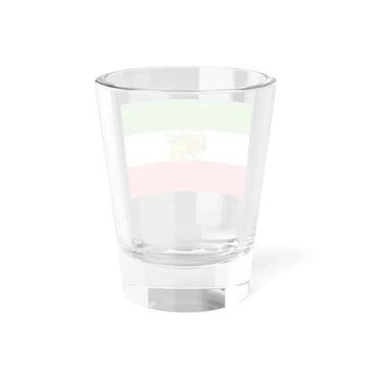 State flag of Iran 1933-1964 3-2 (Iran) Shot Glass 1.5oz - Go Mug Yourself
