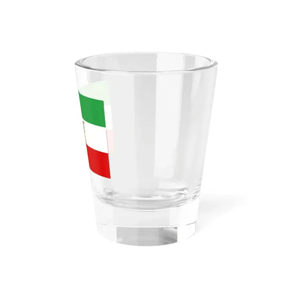 State flag of Iran 1933-1964 3-2 (Iran) Shot Glass 1.5oz - Go Mug Yourself