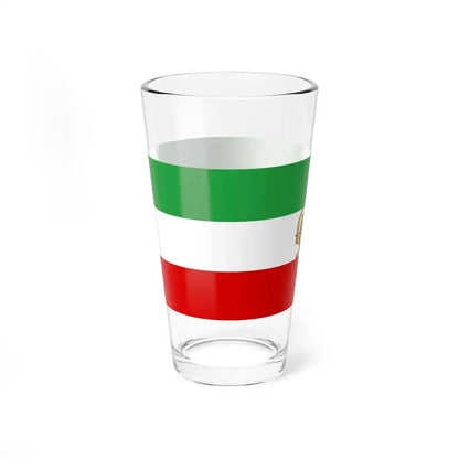 State flag of Iran 1933-1964 (Iran) Pint Glass 16oz - Go Mug Yourself