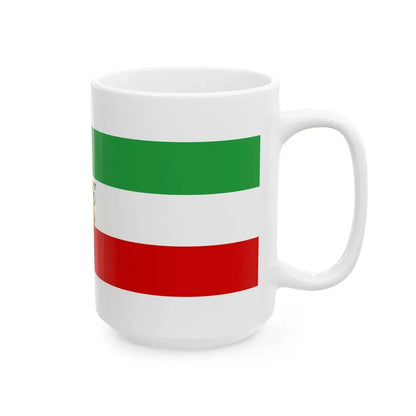 State flag of Iran 1933-1964 (Iran) White Coffee Mug - Go Mug Yourself