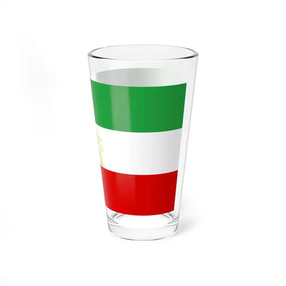 State flag of Iran 1964-1980 alternate (Iran) Pint Glass 16oz - Go Mug Yourself