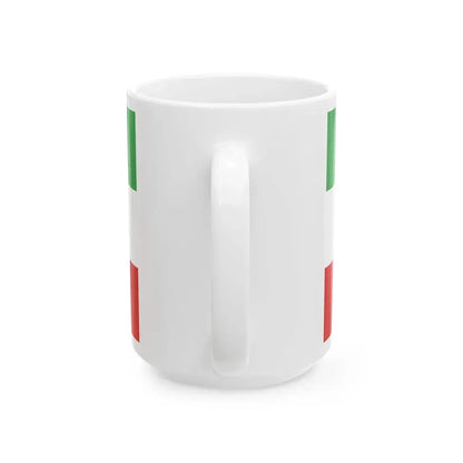 State flag of Iran 1964-1980 (Iran) White Coffee Mug - Go Mug Yourself