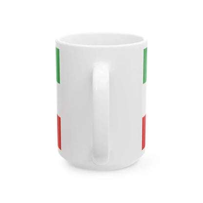 State flag of Iran 1964-1980 (Iran) White Coffee Mug - Go Mug Yourself