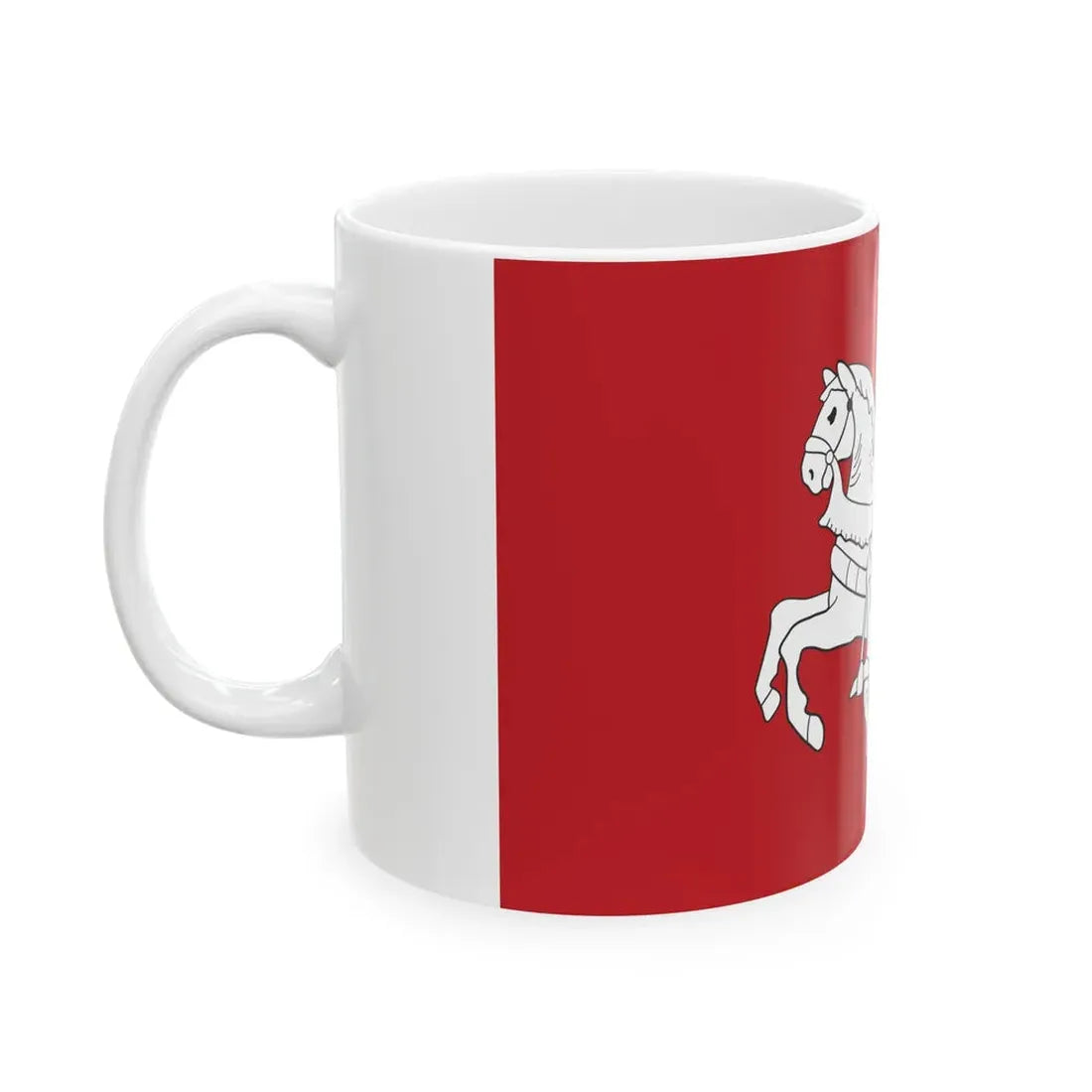 State Flag of Lithuania 1918 (Lithuania) White Coffee Mug - Go Mug Yourself