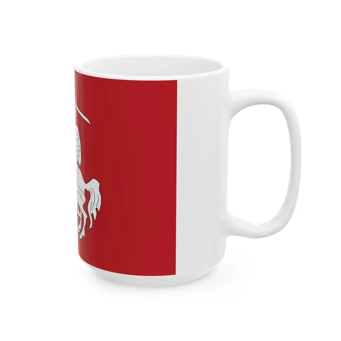 State Flag of Lithuania 1918 (Lithuania) White Coffee Mug - Go Mug Yourself