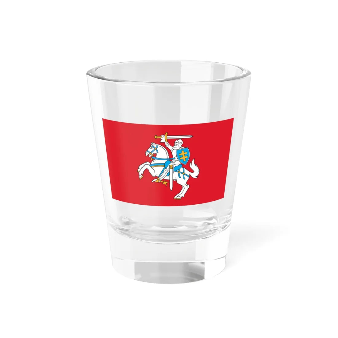 State flag of Lithuania variant (Lithuania) Shot Glass 1.5oz 1.5oz - Go Mug Yourself