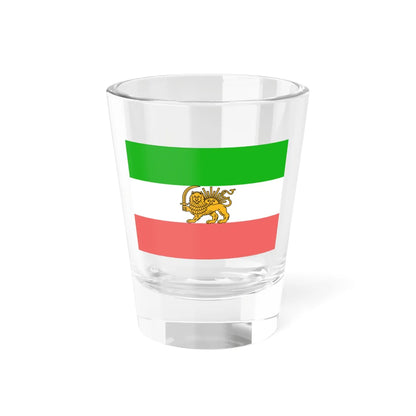 State flag of Persia 1907-1933 3-2 (Iran) Shot Glass 1.5oz 1.5oz - Go Mug Yourself
