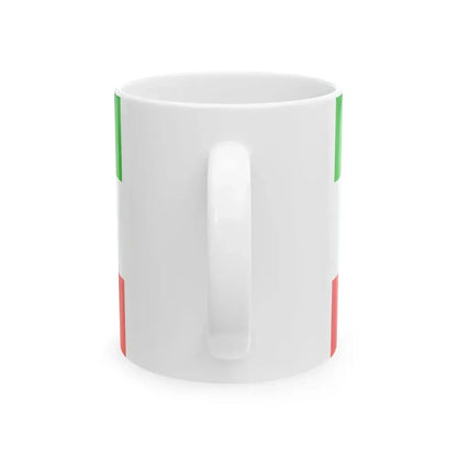 State flag of Persia 1907-1933 3-2 (Iran) White Coffee Mug - Go Mug Yourself