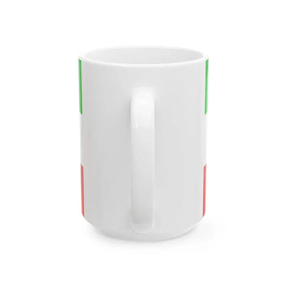 State flag of Persia 1907-1933 3-2 (Iran) White Coffee Mug - Go Mug Yourself