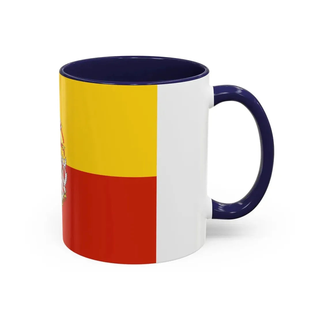 State Flag of Prague Czech Republic - Accent Coffee Mug - Go Mug Yourself