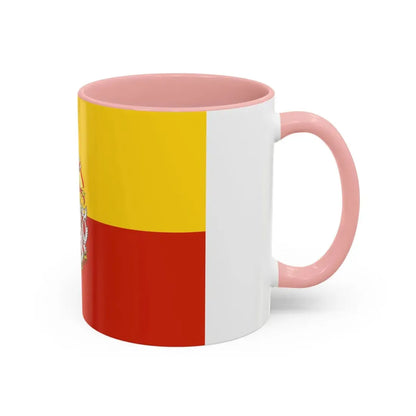 State Flag of Prague Czech Republic - Accent Coffee Mug - Go Mug Yourself