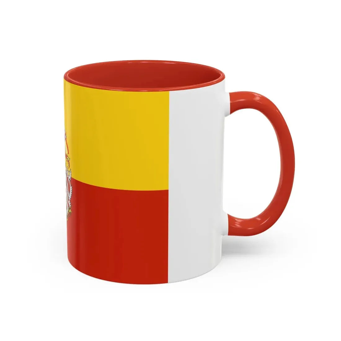 State Flag of Prague Czech Republic - Accent Coffee Mug - Go Mug Yourself