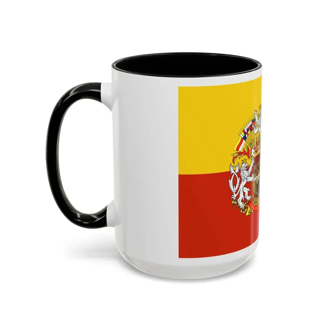 State Flag of Prague Czech Republic - Accent Coffee Mug - Go Mug Yourself