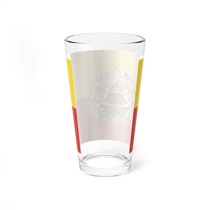 State Flag of Prague Czech Republic - Pint Glass 16oz - Go Mug Yourself