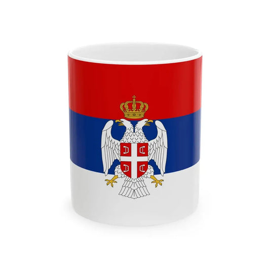 State Flag of Serbian Krajina 1991 (Croatia) White Coffee Mug 11oz - Go Mug Yourself