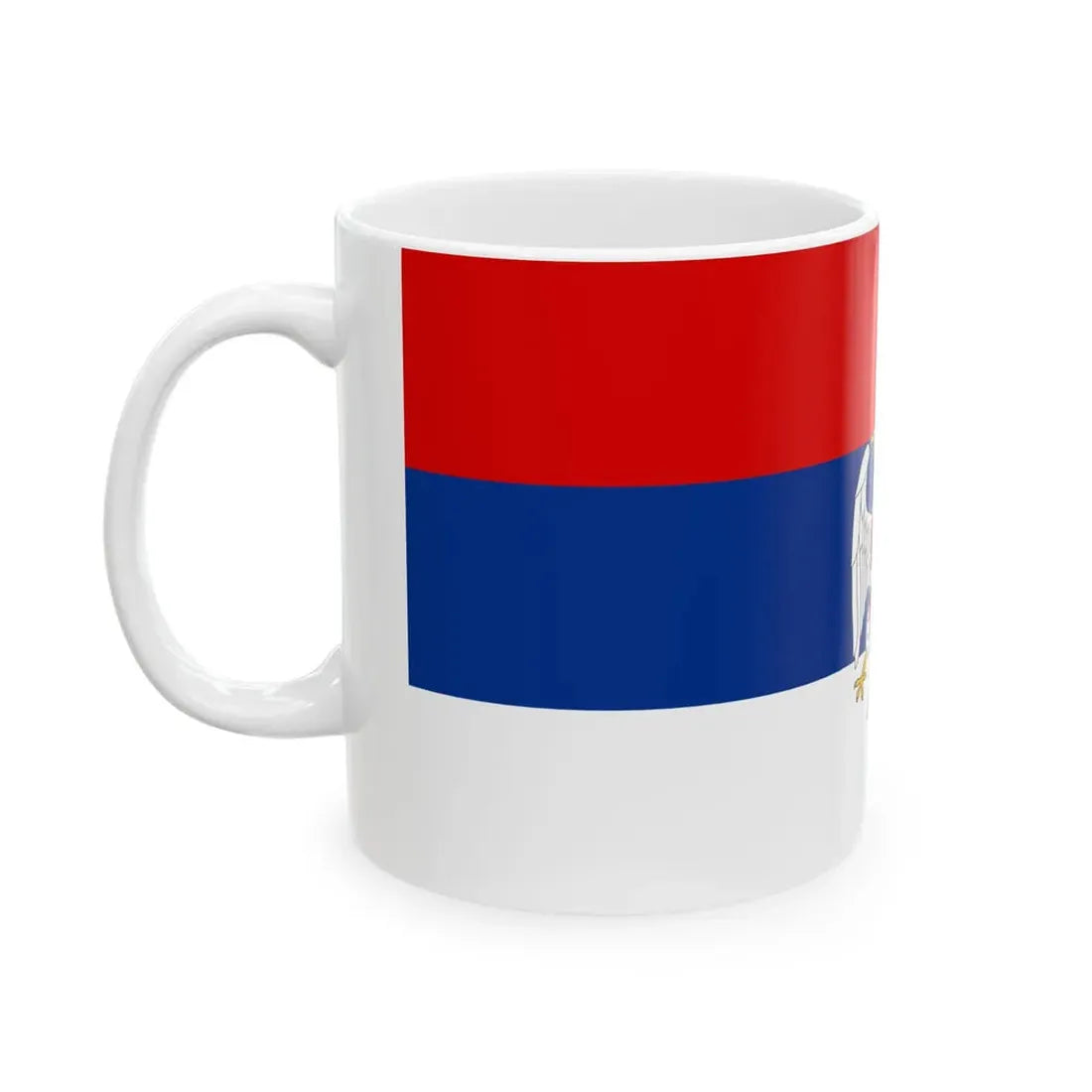State Flag of Serbian Krajina 1991 (Croatia) White Coffee Mug - Go Mug Yourself