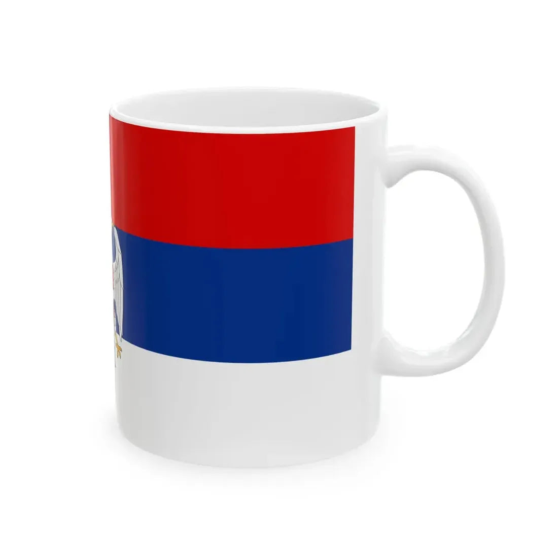 State Flag of Serbian Krajina 1991 (Croatia) White Coffee Mug - Go Mug Yourself