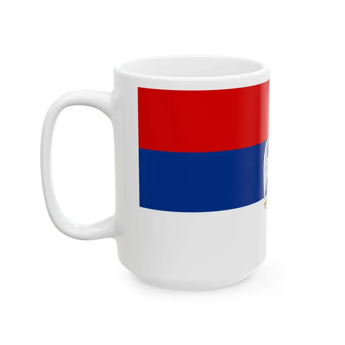 State Flag of Serbian Krajina 1991 (Croatia) White Coffee Mug - Go Mug Yourself