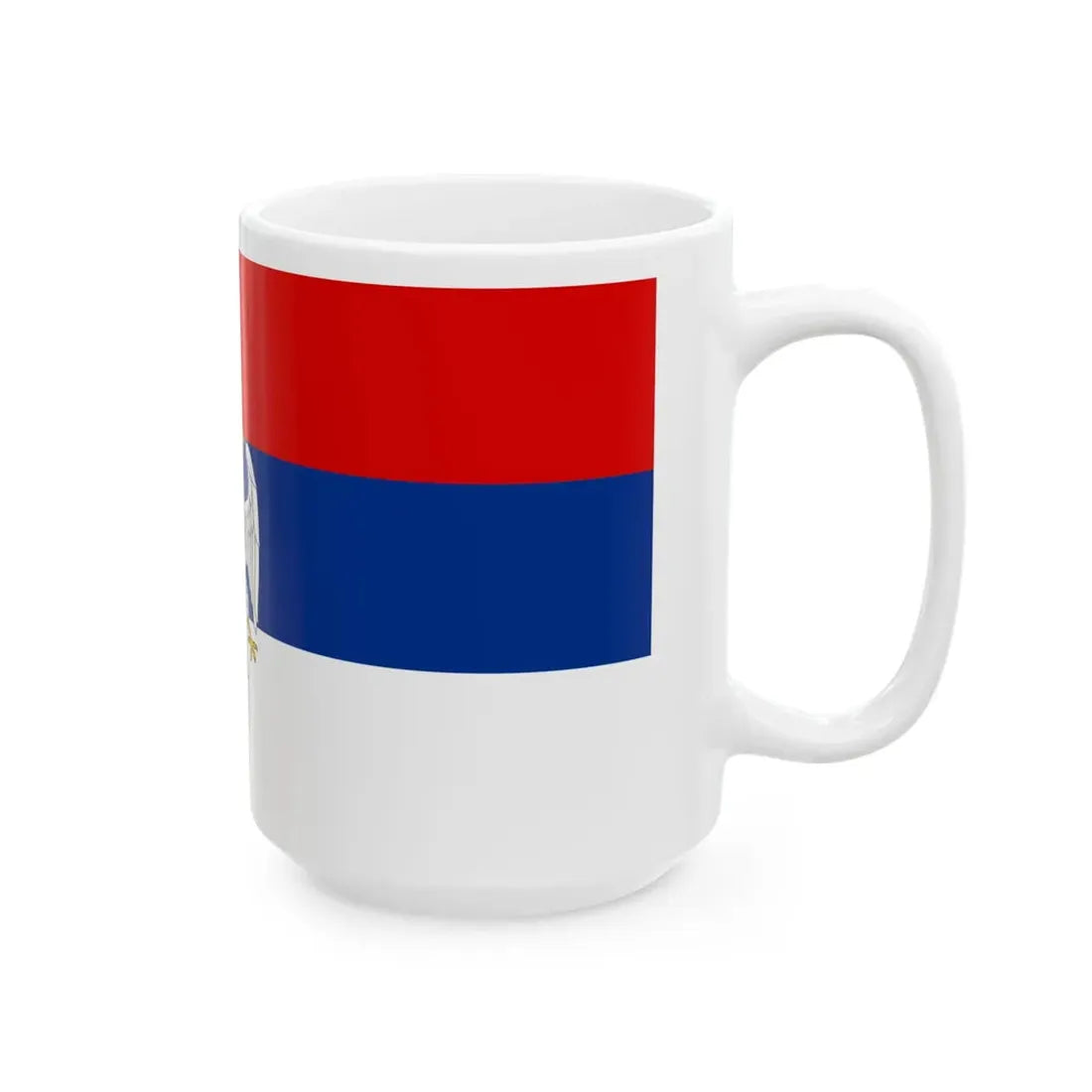 State Flag of Serbian Krajina 1991 (Croatia) White Coffee Mug - Go Mug Yourself