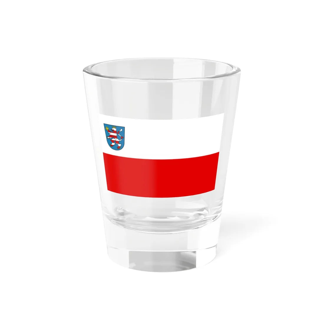State Flag of Thuringia 1933 (Germany) Shot Glass 1.5oz 1.5oz - Go Mug Yourself