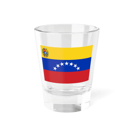 State flag of Venezuela 1954-2006 Big stars variant 2 (Venezuela) Shot Glass 1.5oz 1.5oz - Go Mug Yourself