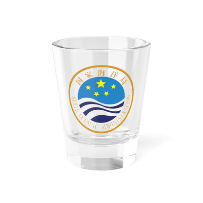 State Oceanic Administration of P.R.China badge (China) (Coat of Arms) Shot Glass 1.5oz 1.5oz - Go Mug Yourself