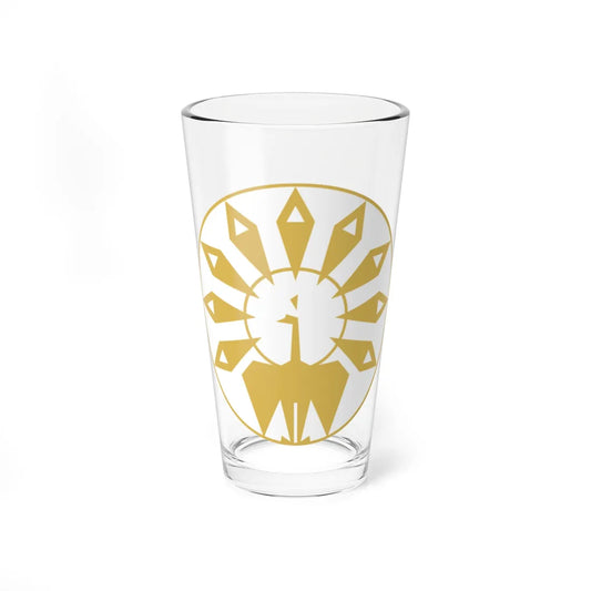 State of Burma Emblem (Myanmar) (Coat of Arms) Pint Glass 16oz 16oz - Go Mug Yourself