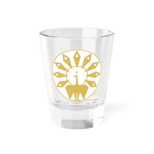 State of Burma Emblem (Myanmar) (Coat of Arms) Shot Glass 1.5oz 1.5oz - Go Mug Yourself