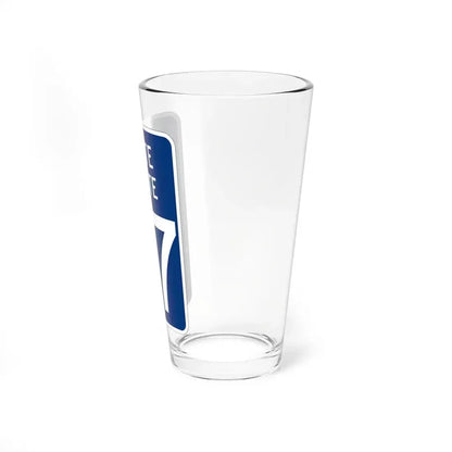 State Route 67 Wyandot County Ohio (Ohio) (Road Sign) Pint Glass 16oz - Go Mug Yourself
