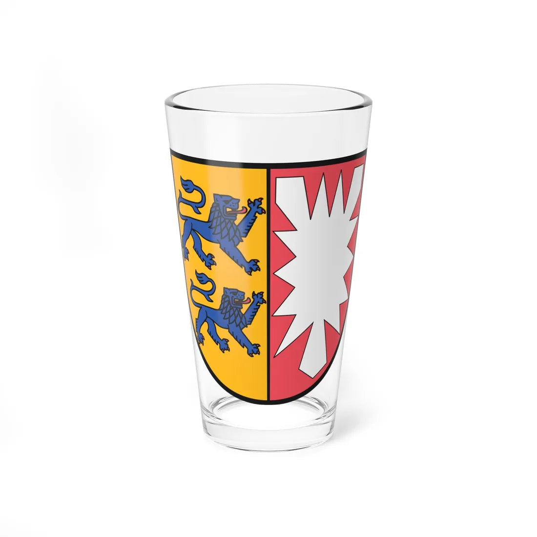 State symbol of Schleswig-Holstein (Denmark) (Coat of Arms) Pint Glass 16oz 16oz - Go Mug Yourself