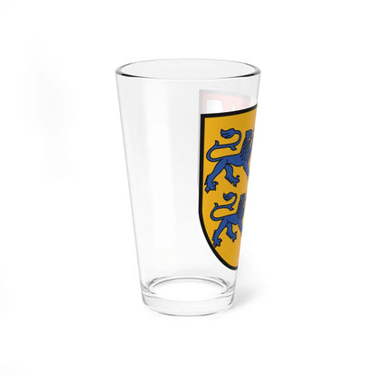 State symbol of Schleswig-Holstein (Germany) (Coat of Arms) Pint Glass 16oz - Go Mug Yourself