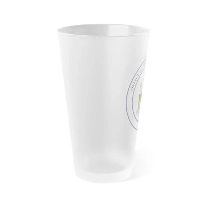 State Treasurer of Maine - Frosted Pint Glass 16oz - Go Mug Yourself