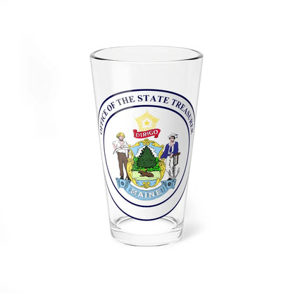 State Treasurer of Maine - Pint Glass 16oz-16oz-Go Mug Yourself