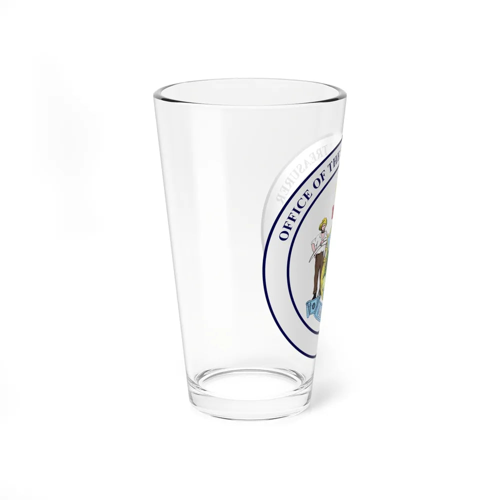 State Treasurer of Maine - Pint Glass 16oz-Go Mug Yourself