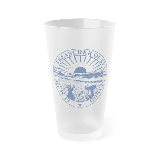 State Treasurer of Ohio - Frosted Pint Glass 16oz 16oz Frosted - Go Mug Yourself