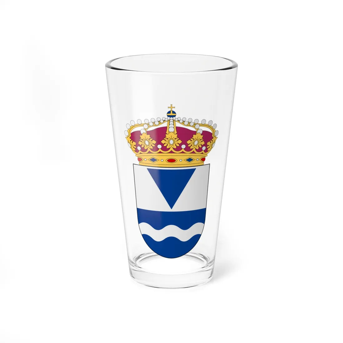 Statens Geotekniska Institut vapen (Sweden) (Coat of Arms) Pint Glass 16oz 16oz - Go Mug Yourself