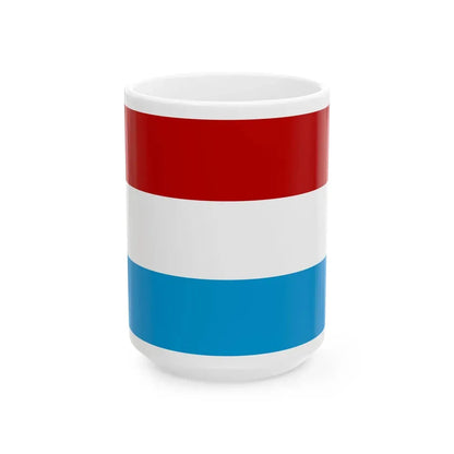Statenvlag (Netherlands) White Coffee Mug 15oz - Go Mug Yourself