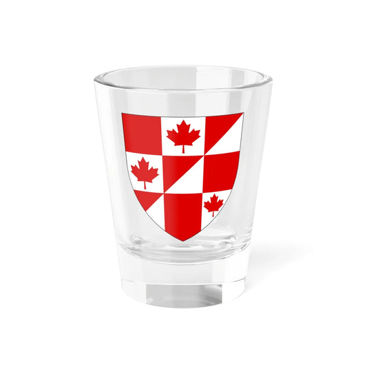 Statistical Society of Canada Arms (Canada) (Coat of Arms) Shot Glass 1.5oz 1.5oz - Go Mug Yourself