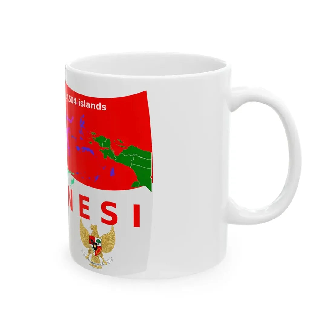 Statistik Indonesia (Indonesia) White Coffee Mug - Go Mug Yourself