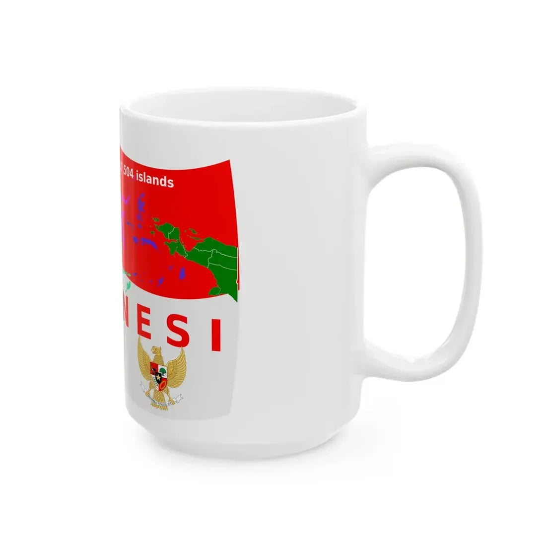 Statistik Indonesia (Indonesia) White Coffee Mug - Go Mug Yourself