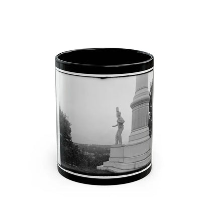 Statue Of Confederate Cannoneer On 3rd Maryland Infantry, U.S.A. & Latrobe's Battery, C.S.A. Monument, Chattanooga, Tennessee (U.S. Civil War) Black Coffee Mug-11oz-Go Mug Yourself