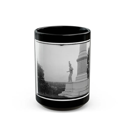 Statue Of Confederate Cannoneer On 3rd Maryland Infantry, U.S.A. & Latrobe's Battery, C.S.A. Monument, Chattanooga, Tennessee (U.S. Civil War) Black Coffee Mug-15oz-Go Mug Yourself