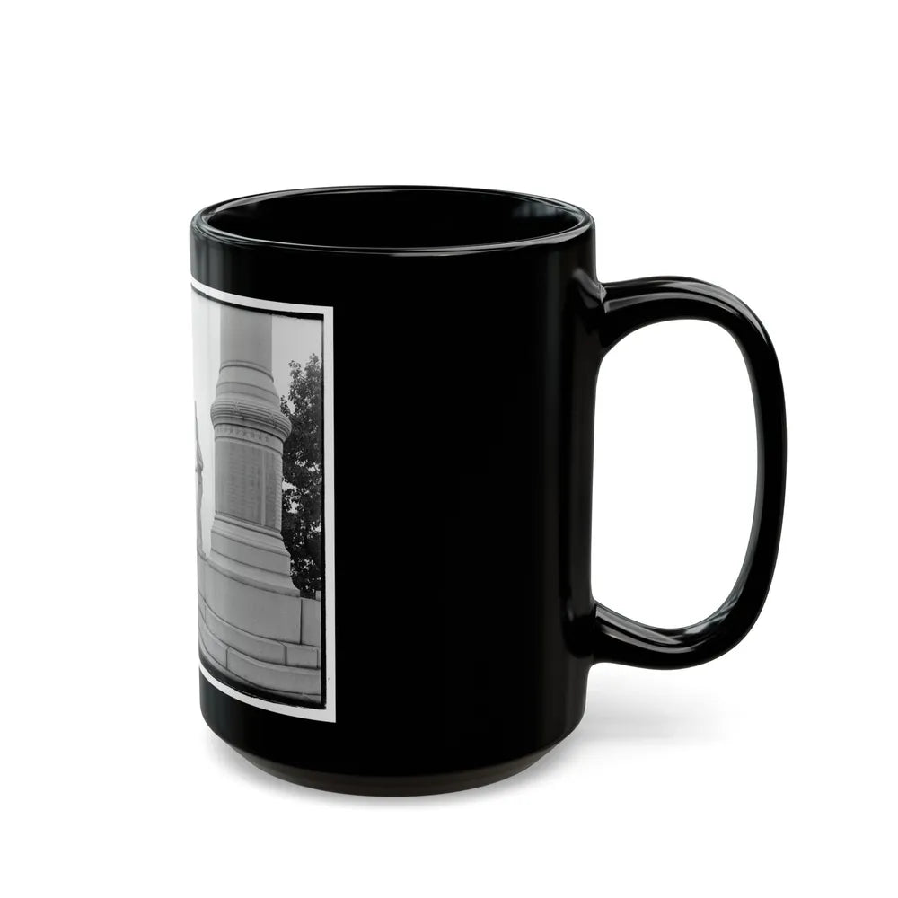Statue Of Confederate Cannoneer On 3rd Maryland Infantry, U.S.A. & Latrobe's Battery, C.S.A. Monument, Chattanooga, Tennessee (U.S. Civil War) Black Coffee Mug-Go Mug Yourself