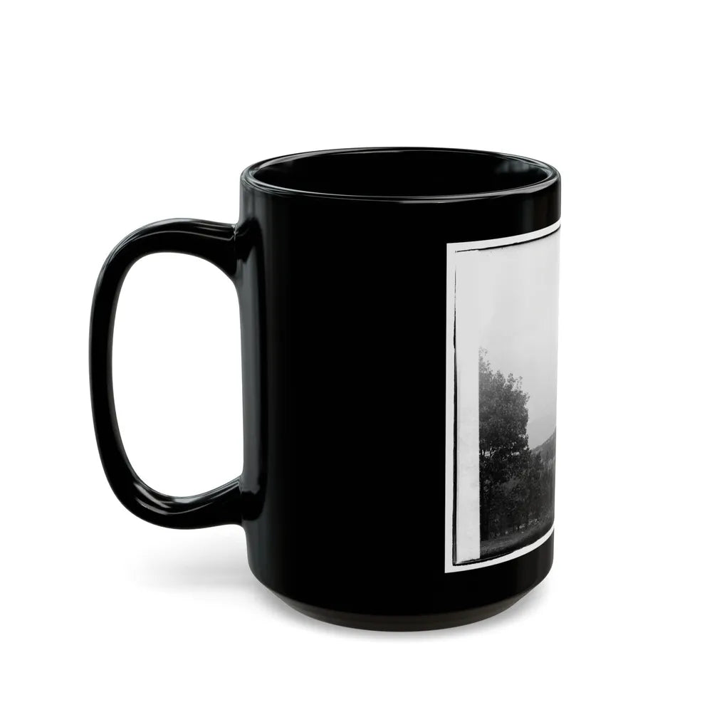 Statue Of Confederate Cannoneer On 3rd Maryland Infantry, U.S.A. & Latrobe's Battery, C.S.A. Monument, Chattanooga, Tennessee (U.S. Civil War) Black Coffee Mug-Go Mug Yourself