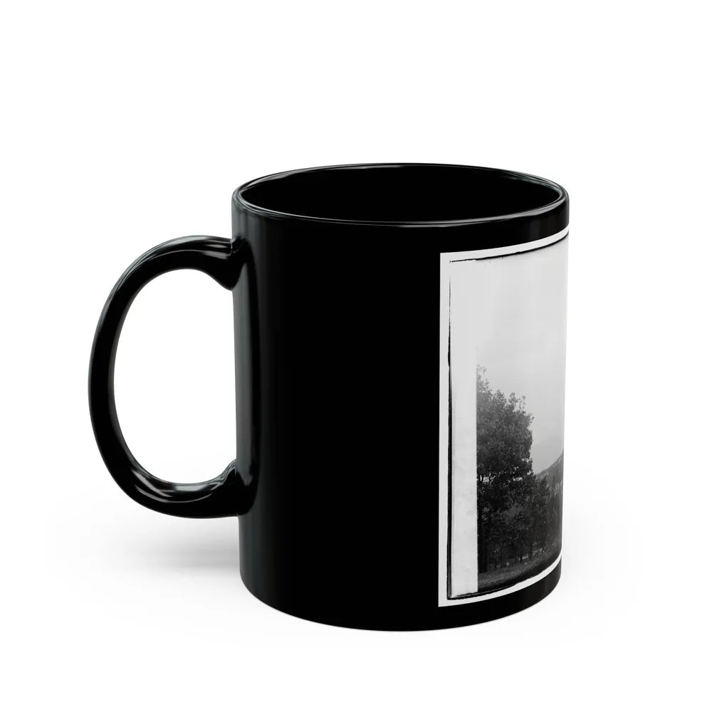 Statue Of Confederate Cannoneer On 3rd Maryland Infantry, U.S.A. & Latrobe's Battery, C.S.A. Monument, Chattanooga, Tennessee (U.S. Civil War) Black Coffee Mug-Go Mug Yourself